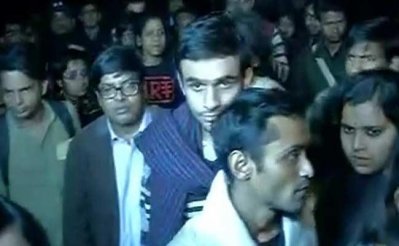 উমর খালিদ এবং অনির্বাণ ভট্টাচার্য
