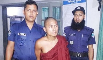 ১৩ আদিবাসী নারী পাচারের অভিযোগে বৌদ্ধ ভিক্ষু আটক