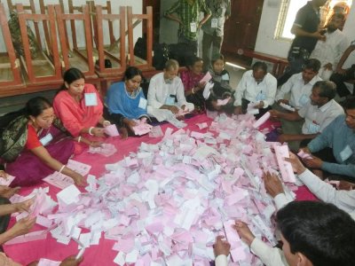 কালীগঞ্জ পৌরসভার নির্বাচন শেষ :ভোট গণনা চলছে