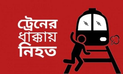 ট্রেনের ধাক্কায় নিহত