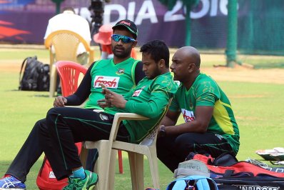 অনুশীলনে টাইগাররা 