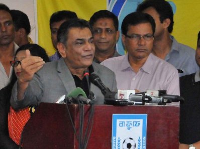 ফুটবল ফেডারেশন (বাফুফে) সভাপতি কাজী সালাহউদ্দীন।