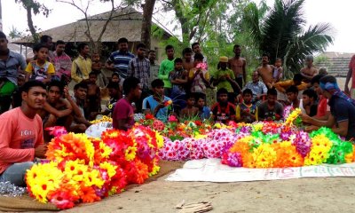 বৈশাখী মেলাগুলোতে উঠবে নওগাঁর কাগজের ফুল