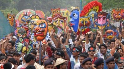 পহেলা বৈশাখে মঙ্গল শোভাযাত্রা