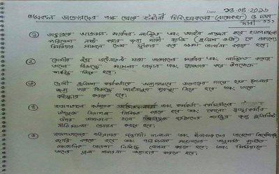 ইন্টার্নি পরিষদের দাবিসমূহ