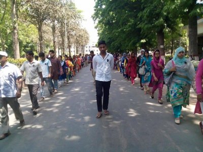 রাবিতে ক্লাস-পরীক্ষা বর্জন : প্রতিবাদ কর্মসূচি অব্যাহত