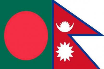 বাংলাদেশ-নেপাল পতাকা