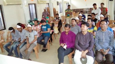 হবিগঞ্জে বাংলা ট্রিবিউনের ২য় বর্ষপূর্তি উপলক্ষে আয়োজিত অনুষ্ঠানে অতিথিরা
