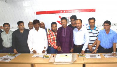 টাঙ্গাইলে বাংলা ট্রিবিউনের দ্বিতীয় বর্ষপূর্তিতে শোভাযাত্রা