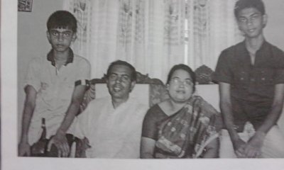 পরিবারের সদস্যদের সঙ্গে অর্ণব
