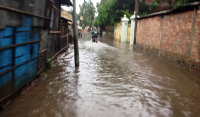মৌলভীবাজার শহরে জলাবদ্ধতা