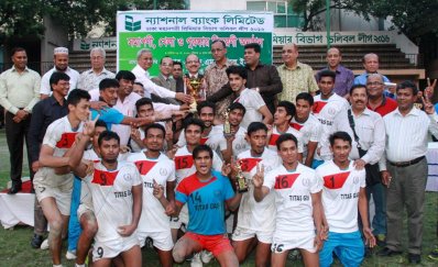 প্রিমিয়ার ভলিবল লিগে চ্যাম্পিয়ন তিতাস ক্লাব