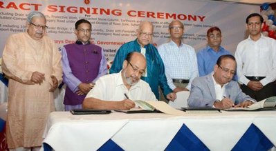 ওসমানী বিমানবন্দর বাইপাস-ভোলাগঞ্জ সড়ক নির্মাণে চুক্তি সই