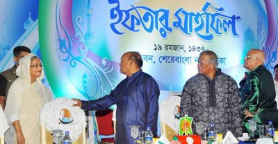 গণভবনে ইফতার মাহফিল