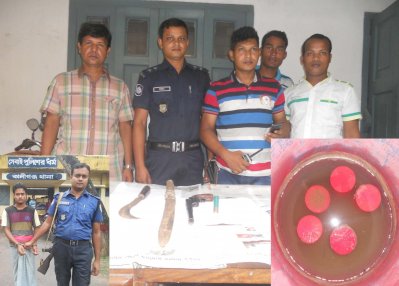 সন্ত্রাসীদের সঙ্গে গোলাগুলিতে পুলিশ সদস্য আহত, অস্ত্রসহ গ্রেফতার এক