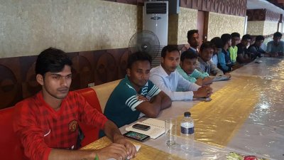 সাভারে মাদকবিরোধী জোটের সভায় আগত অতিথিরা