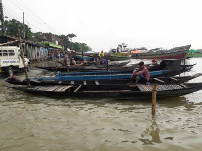 সুনামগঞ্জে সুরমা নদীর পানি বিপদসীমার ওপরে
