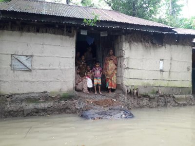 সুনামগঞ্জের তিন উপজেলায় বন্যা পরিস্থিতির অবনতি