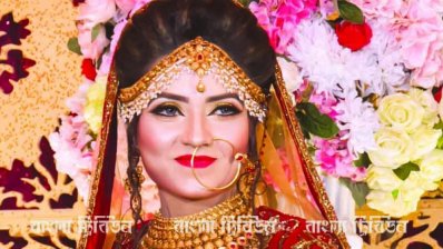 ঈশিকার বিয়ের ছবি। আলোকচিত্রী: সাজ্জাদ