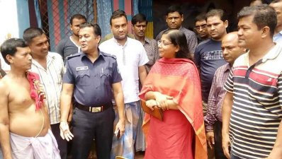 বগুড়ায় পুরোহিত ও তার ছেলেকে আইএসের নামে হত্যার হুমকি