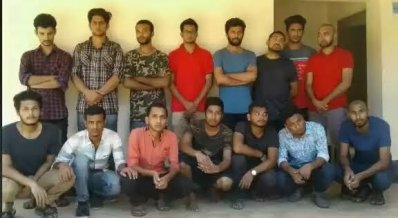 বিজিবির হাতে আটক ১৫ শিক্ষার্থী