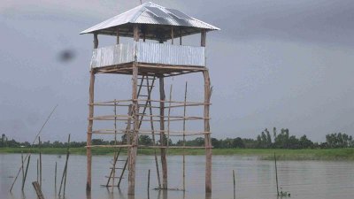 পাহারা দিতে ওয়াচ টাওয়ার নির্মাণ 