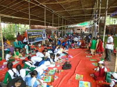 গোপালগঞ্জে শিশুদের ছবি আঁকার প্রতিযোগিতা