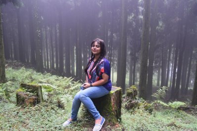 দার্জিলিংয়ে অরণ্যে জ্যোতি।