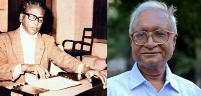 শহীদ আলতাফ মাহমুদ (বামে) ও সিরাজুল ইসলাম চৌধুরী