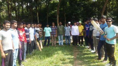 দৃষ্টি প্রতিবন্ধীদের ক্রিকেট ম্যাচ