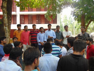 রাবিতে ছাত্রলীগের সমাবেশ