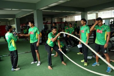 অনুশীলনে টাইগাররা 