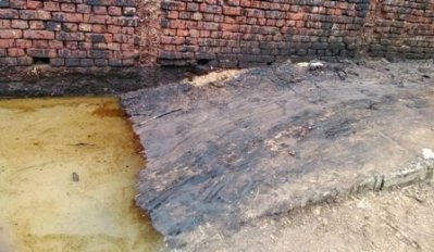 খুলনার ভৈরব নদে দূষণ