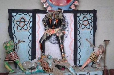 শেরপুরে মূর্তি ভাঙচুর