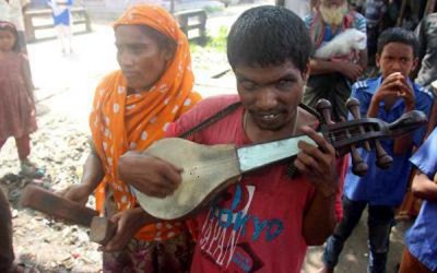 বাপ্পী বিশ্বাসের সঙ্গে স্ত্রী সাথী খাতুন
