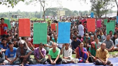 পানছড়িতে বিক্ষোভ