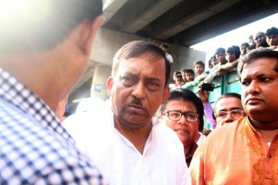 ঘটনাস্থল পরিদর্শনে এসেছেন স্বরাষ্ট্রমন্ত্রী আসাদুজ্জামান খাঁন কামাল