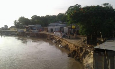 পদ্মায় বিলীন হওয়া ৪ নম্বর ঘাটের সংযোগ সড়ক