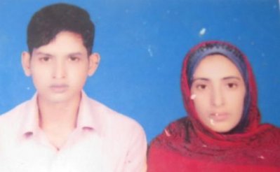 নিহত গোলাম হোসেন ও শিল্পী খাতুন