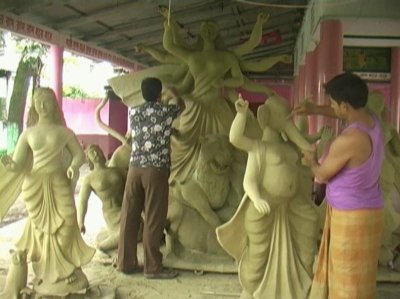 দিনাজপুরে ৫৭২ পূজামণ্ডপ ঝুঁকিপূর্ণ