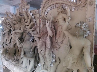 ৩০ সেপ্টেম্বর মহালয়া, ব্যস্ত প্রতিমা শিল্পীরা