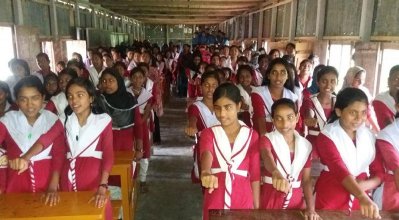 বাল্যবিয়ে না করার শপথ নিলো ৭ শ’ শিক্ষার্থী
