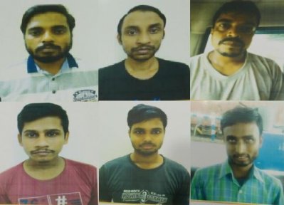 আনোয়ার হোসেন, মাওলনা ইউসুফ, জাহিদুল শেখ (ওপরে বাম দিক থেকে), মো. রফিকুল, শহিদুল ইসলাম, আবুল কালাম (নিচে বাম দিক থেকে)