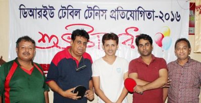 ডিআরইউ টেবিল টেনিস টুর্নামেন্টে চ্যাম্পিয়ন রুমেল 