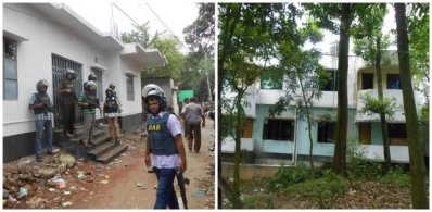 হাড়িনালে ও পাতারটেকে জঙ্গিবিরোধী অভিযান