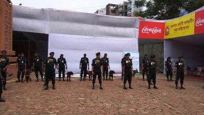 বনানী পূজা মণ্ডপে র&zwnj;্যাবের অবস্থান