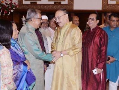 সংবর্ধনা অনুষ্ঠানে রাষ্ট্রপতি আব্দুল হামিদ