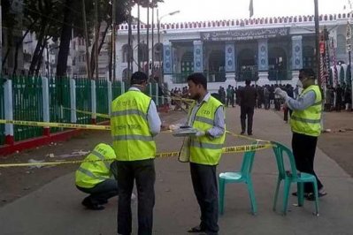 হোসনি দালানে তাজিয়া মিছিলে গ্রেনেড হামলার পর আইন শৃঙ্খলা বাহিনী