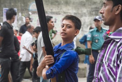 বর্ণিল তাজিয়া মিছিল
