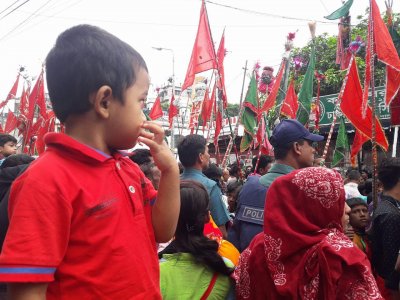 তাজিয়া মিছিলে অংশগ্রহণকারী